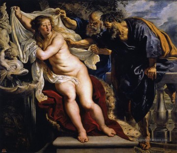 Susanna et les anciens 1610 Peter Paul Rubens Peinture à l'huile